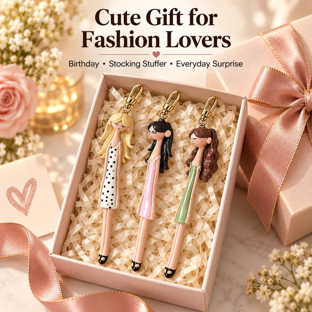 💖Chic Muse Doll Bag Charm™ | Stylish Purse & Handbag Accessory