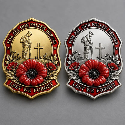 🌺Limited Edition Red P*ppy Remembrance Brooch – For All Our Fallen Heroes🎖️