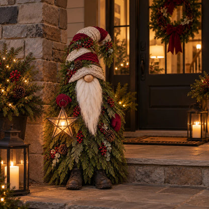 Evergreen Star Gnome™ Lighted Christmas Woodland Decor