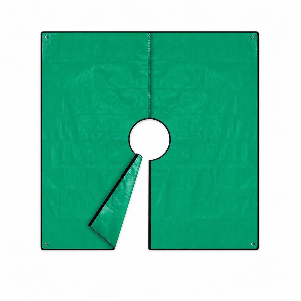 Garden Leaf Collection Mat with Center Hole