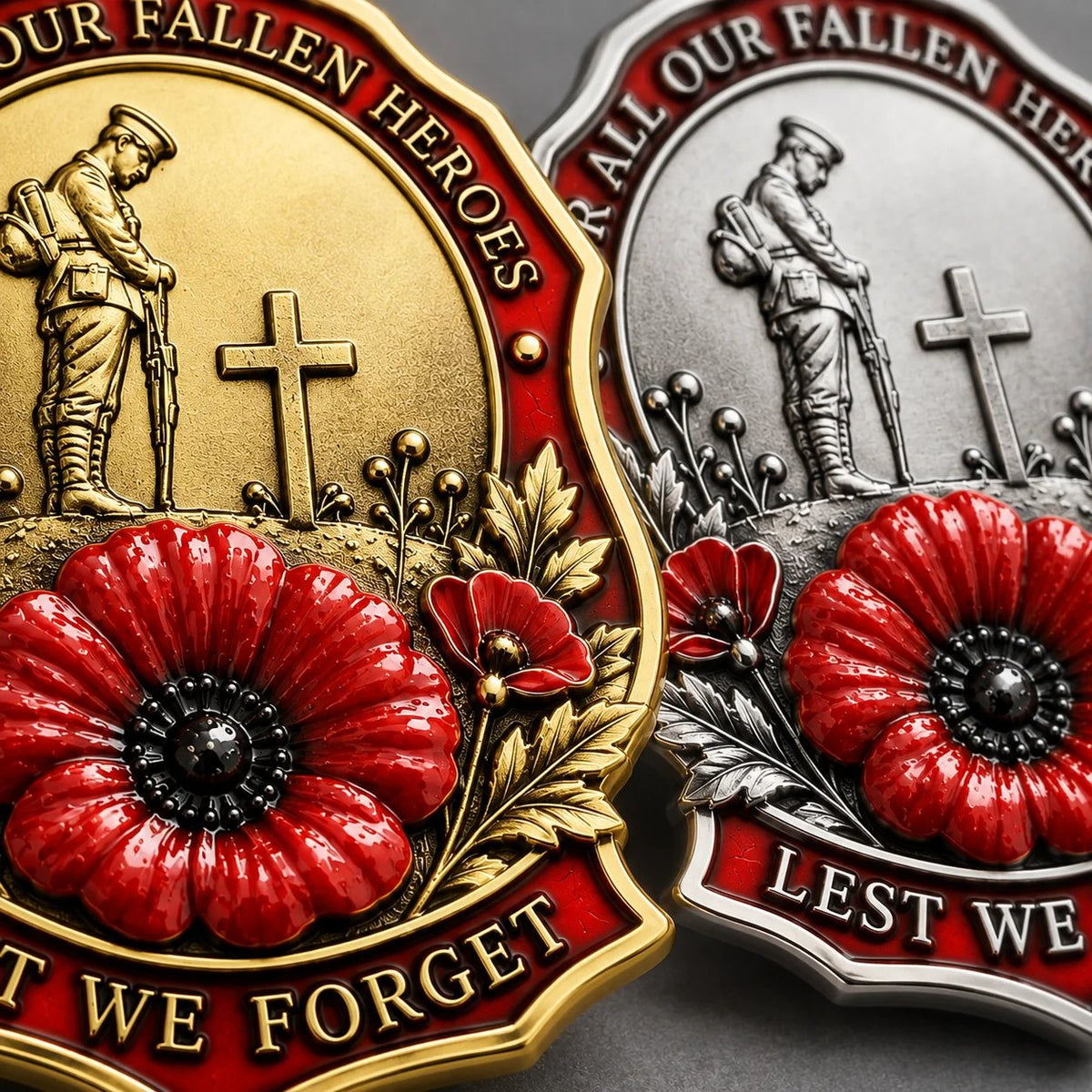 🌺Limited Edition Red P*ppy Remembrance Brooch – For All Our Fallen Heroes🎖️