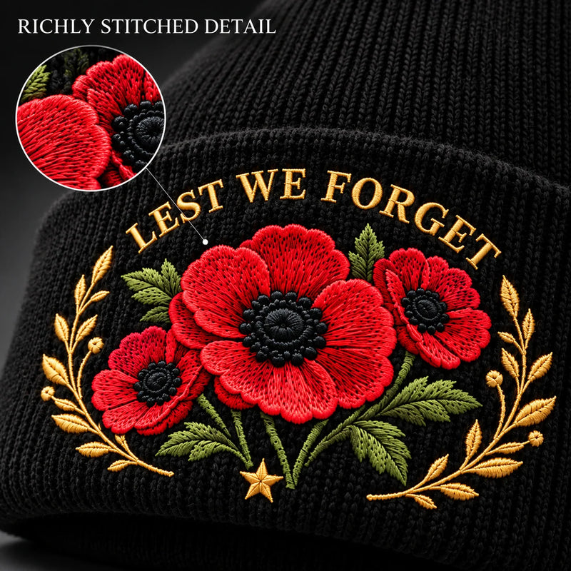 Remembrance beanie style option