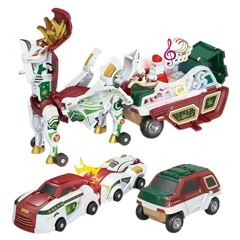 🔥Last Day 50% OFF - 🚗💥 2-in-1 Magnetic Transforming Dragon Car Toy – Racing Car Set