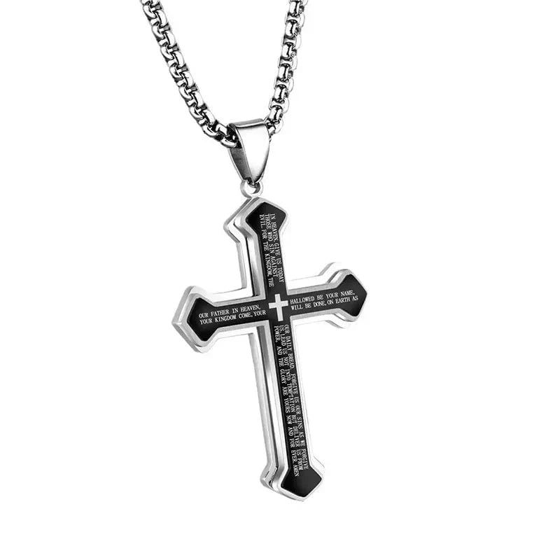 Lord's Prayer necklace product presentation