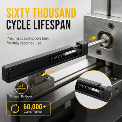 ⏰Limited Stock 50% OFF - 🚪🔇 Sliding Barn Door Soft Close Mechanism POM Material Track Buffer Damper Kit with No-Drill Installation