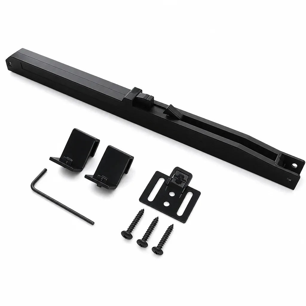 ⏰Limited Stock 50% OFF - 🚪🔇 Sliding Barn Door Soft Close Mechanism POM Material Track Buffer Damper Kit with No-Drill Installation