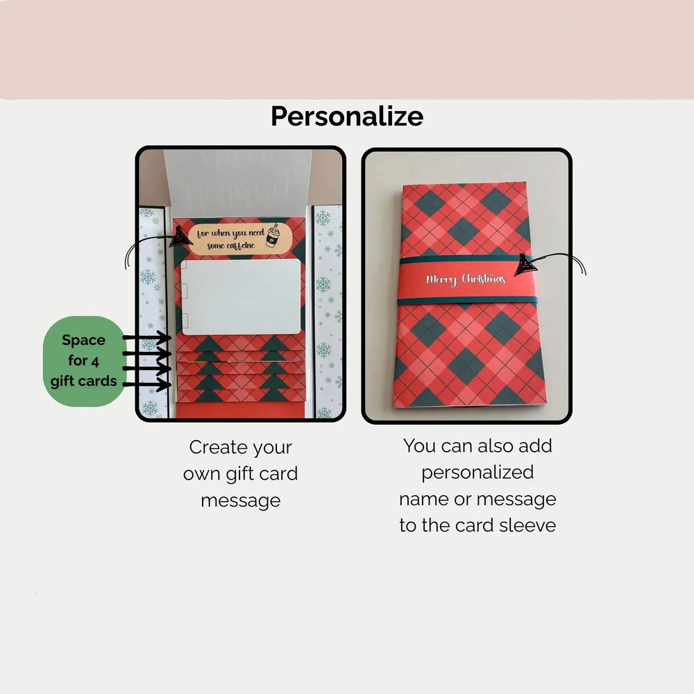 Custom message and sleeve personalization examples