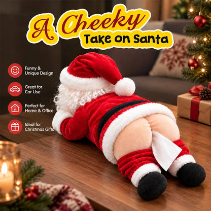 🎅 Santa’s Cheeky Tissue Holder – Funny Christmas Gag Gift