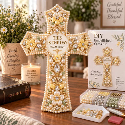 🎄✨ Last Day 49% OFF ✝️ Scripture Cross DIY Kit Collection