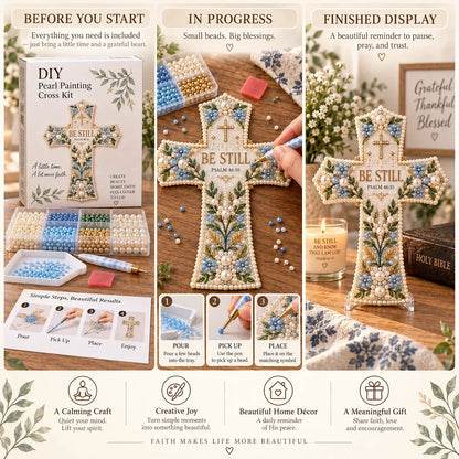 🎄✨ Last Day 49% OFF ✝️ Scripture Cross DIY Kit Collection