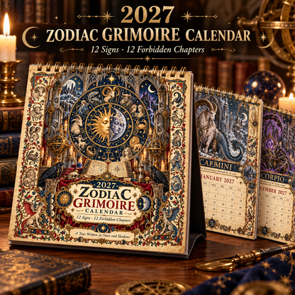 2027 Zodiac Grimoire Calendar™ | 12 Signs, 12 Forbidden Chapters