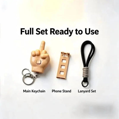 ✨Buy 1 Get 1 Free 🖕 Retractable Middle Finger Prank Pendant
