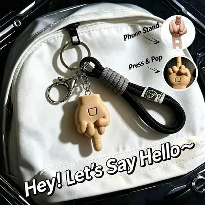 ✨Buy 1 Get 1 Free 🖕 Retractable Middle Finger Prank Pendant