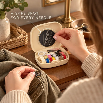🧵Portable Magnetic Sewing Organizer | On-the-Spot Clothing Fixes Anywhere🪡👕