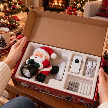 🎅 Santa’s Magical Welcome Projector – Light Up Your Christmas Doorway ✨