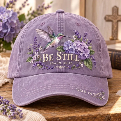 ✝️🕊️ Christian Scripture Embroidered Baseball Cap – Faith, Hope & Nature Collection 🌸