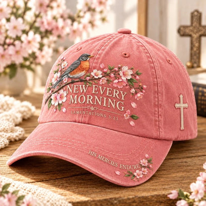 ✝️🕊️ Christian Scripture Embroidered Baseball Cap – Faith, Hope & Nature Collection 🌸