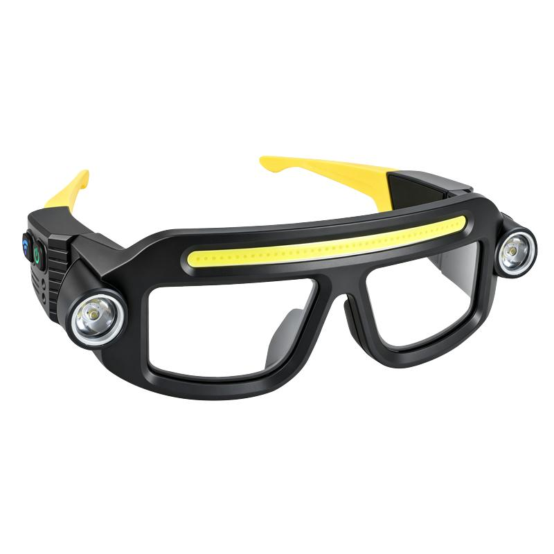 🔦 BrightSight™ Hands-Free LED Work Glasses | Wide Beam, Fits Over Your Glasses