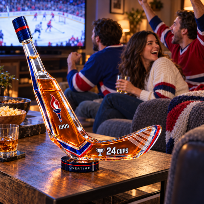 🔥Last Day 50% OFF- 🏒Hockey Stick Whiskey Decanter — 2026–27 Limited Custom Edition