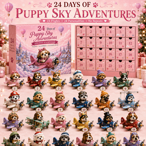 🐶✈️ 24 Days of Puppy Sky Adventures Advent Calendar 🎄🎁