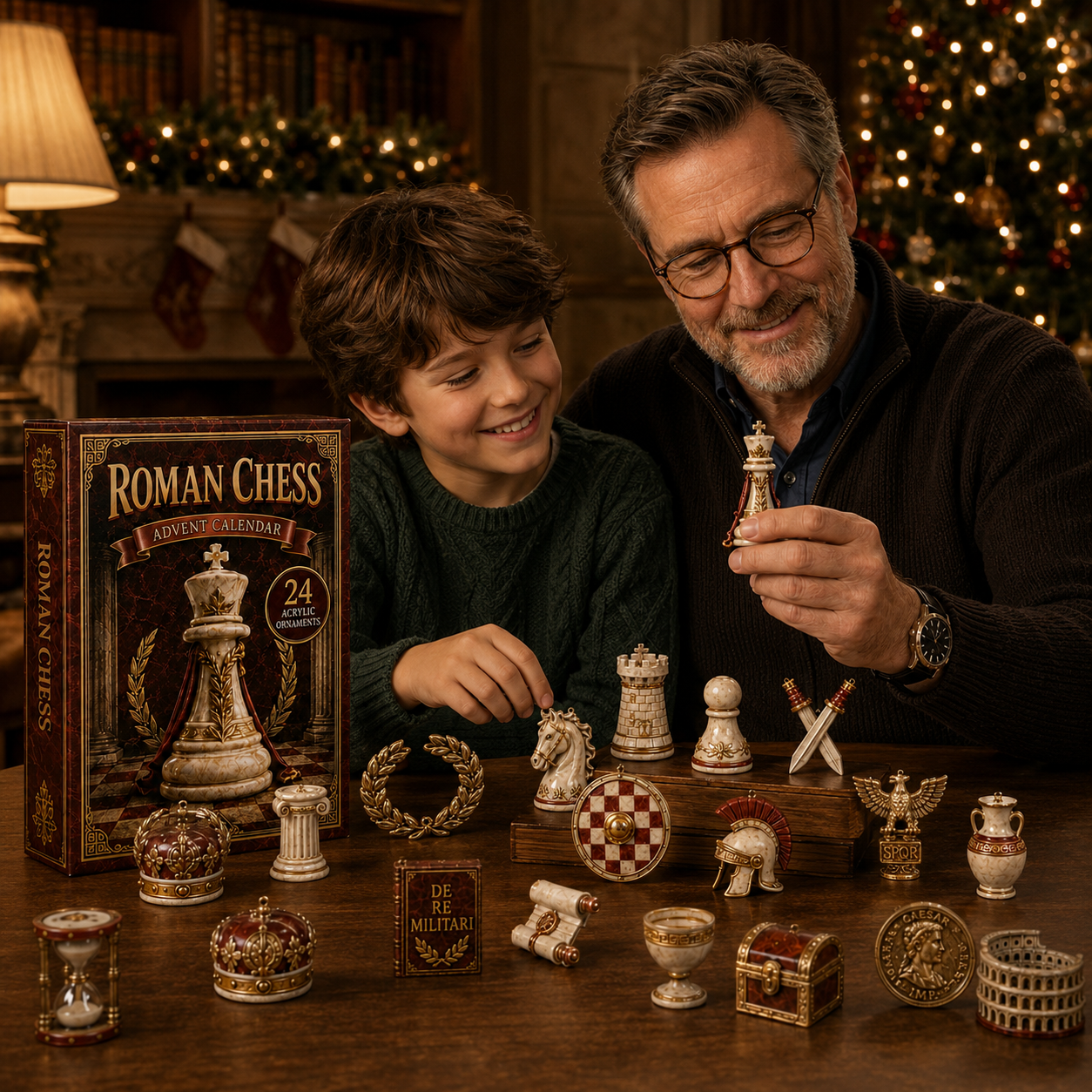 ♟️ Roman Empire Chess Mystery Advent Calendar 2026 – 24 Days of Collectible Surprises