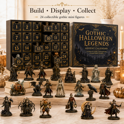 🎃 2026 Gothic Halloween Legends Advent Calendar – 24 Dark Collectible Figures