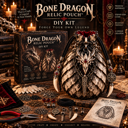 🧿⚔️ Legendary Relic Pouch DIY Kit™ – Fantasy Chainmail Scale Craft