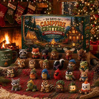 🔥 24 Days of Campfire Critters Advent Calendar 🦊🌲
