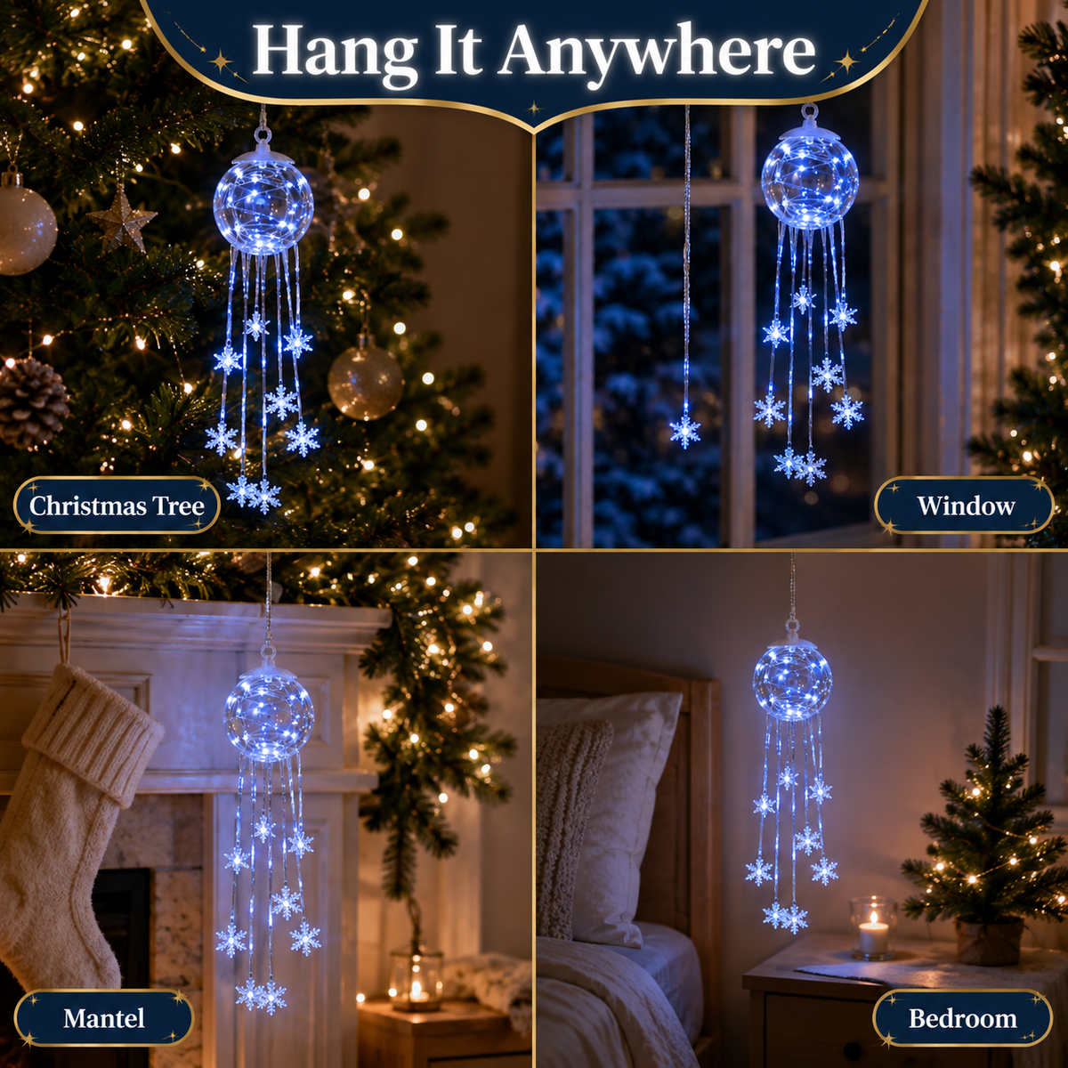 Snowflake Cascade Christmas gift