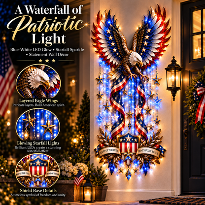 🦅American Glory Cascade - Let Freedom Light Your Home🏠