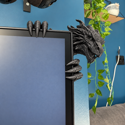 🐉 Legendary Dragon Screen Guardian – Fantasy Monitor Decor