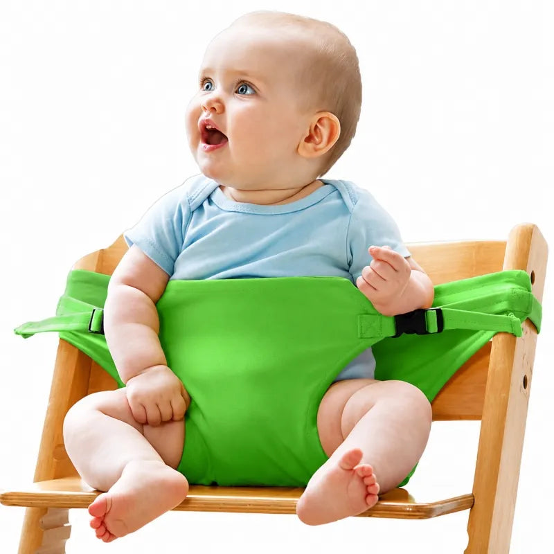 Baby High Chair Seat Belts - Portable Dining Straps Holder