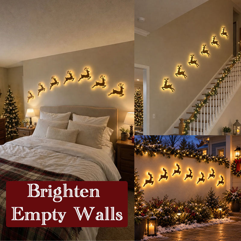 🦌✨ Glowing Christmas Reindeer Wall Light – Cozy Festive LED Decor