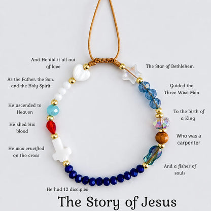 ✝️🎄The Story of Jesus Christmas Keepsake: Every Bead Tells His Story