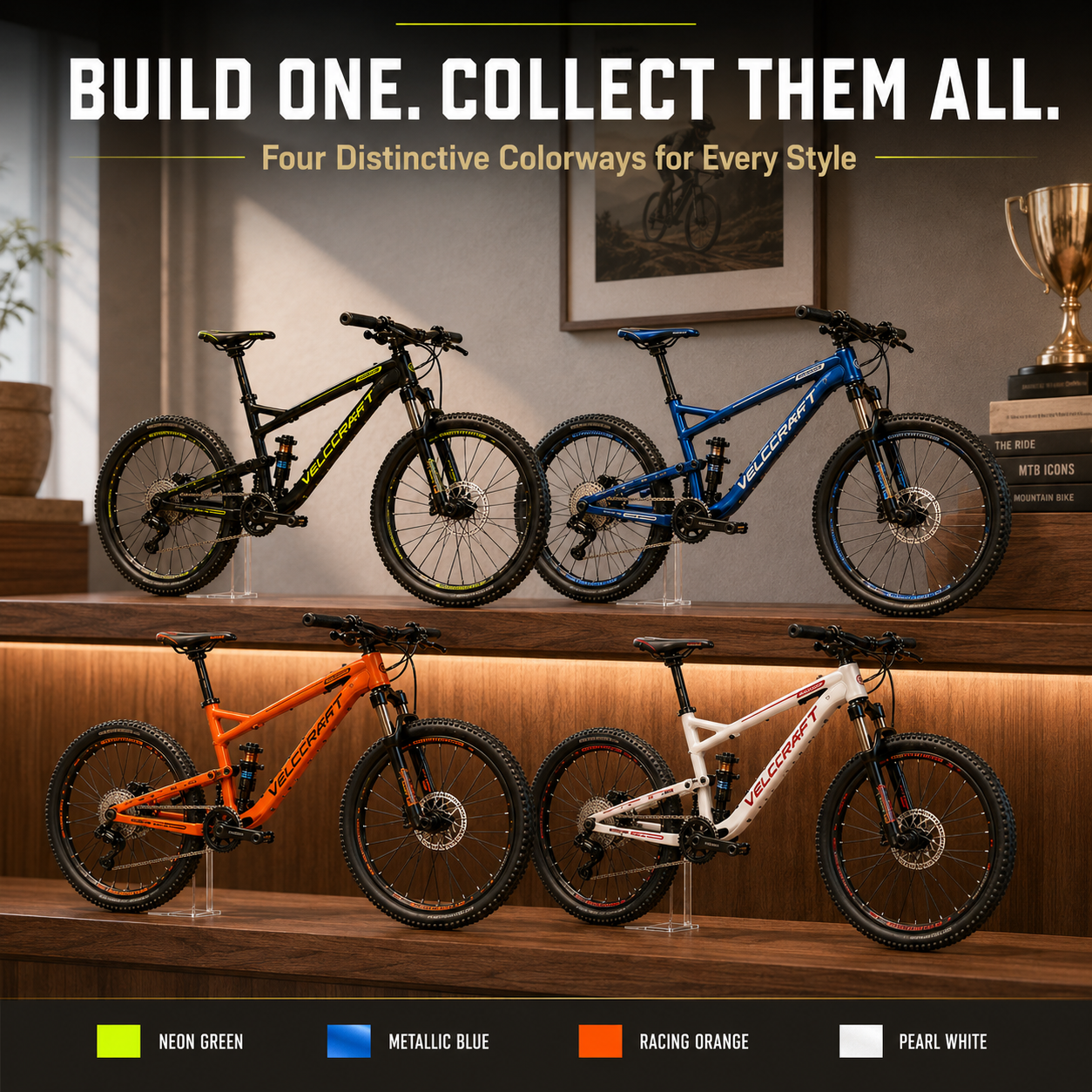 DIY mountain bike assembly project