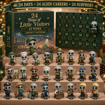 ⏰Limited Stock 50% OFF -👽✨ 2026 Little Visitors Advent Calendar – 24 Days of Alien Surprises