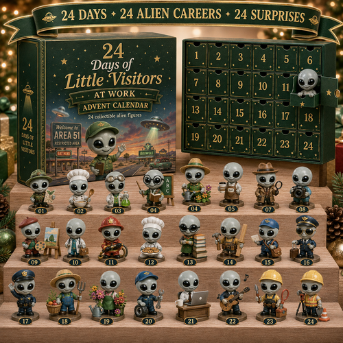 ⏰Limited Stock 50% OFF -👽✨ 2026 Little Visitors Advent Calendar – 24 Days of Alien Surprises