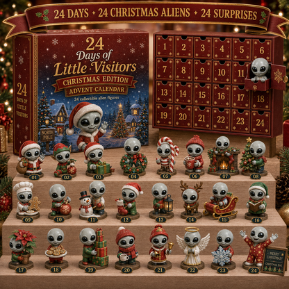 ⏰Limited Stock 50% OFF -👽✨ 2026 Little Visitors Advent Calendar – 24 Days of Alien Surprises