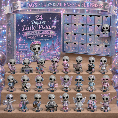⏰Limited Stock 50% OFF -👽✨ 2026 Little Visitors Advent Calendar – 24 Days of Alien Surprises