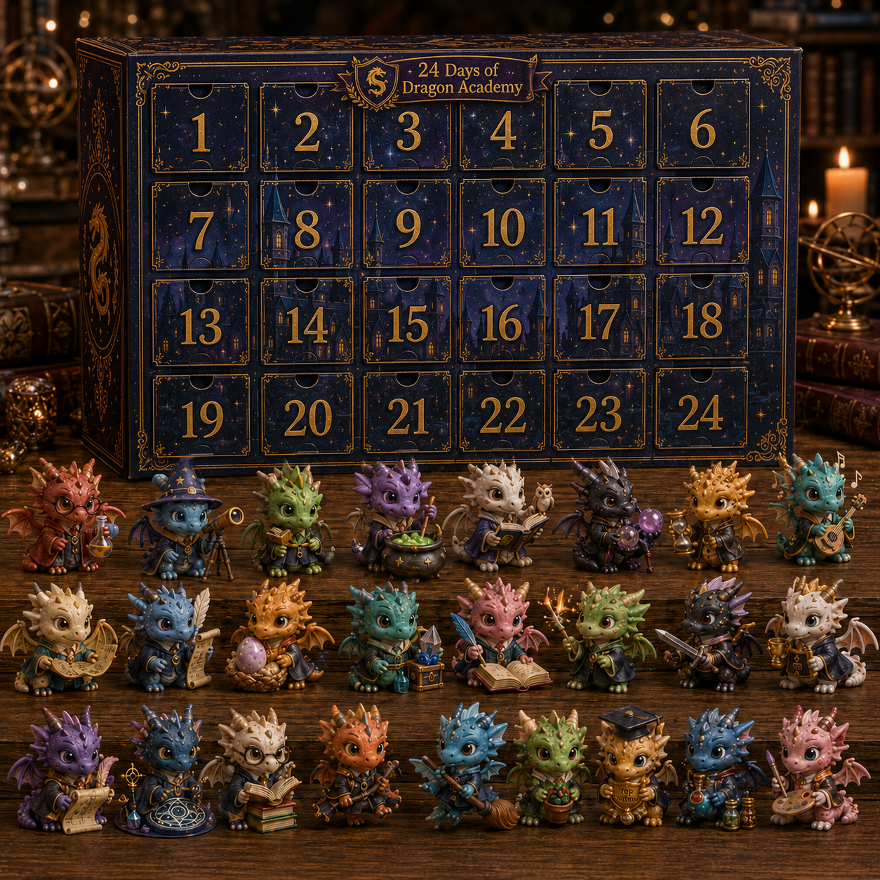 24 Days of Magical Guardians Advent Calendar – Unbox a New Enchanted Friend Every Day