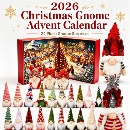 🎄 2026 Christmas Gnome Advent Calendar – 24 Days of Cozy Gnome Surprises 🎁✨