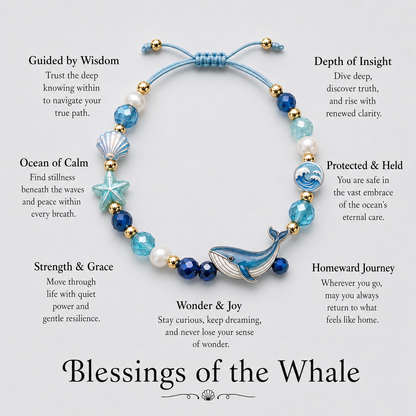 🌊 Blessings of the Sea Ocean Guardian Bracelet Collection – 7 Meaningful Marine Charms