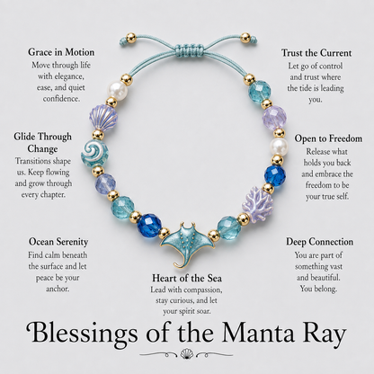 🌊 Blessings of the Sea Ocean Guardian Bracelet Collection – 7 Meaningful Marine Charms
