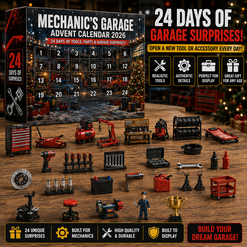 🔧 Mechanic’s Garage Advent Calendar 2026 – 24 Days of Tools, Parts & Garage Surprises 🎄