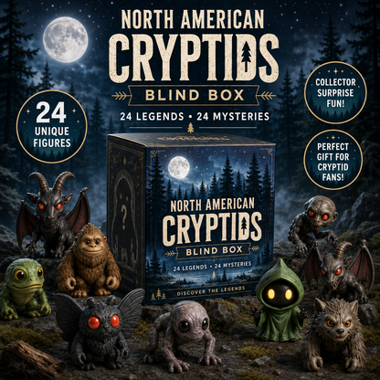 👁️North American Cryptids Blind Box – Complete 24-Piece Collection👹