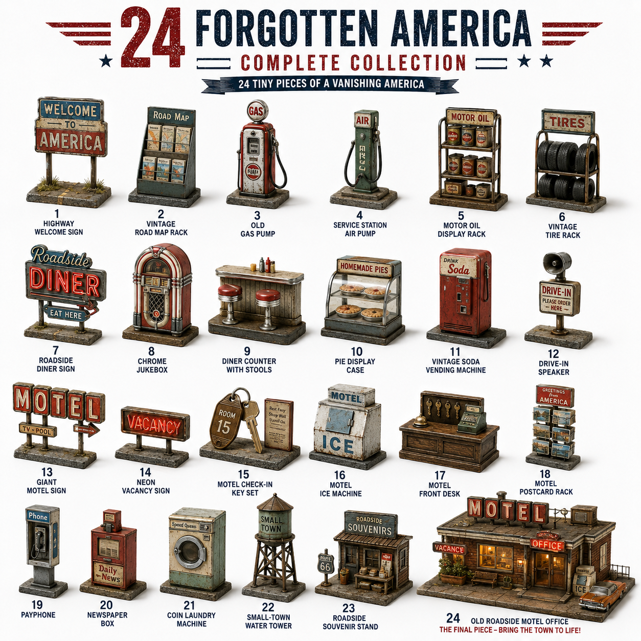 🇺🇸✨ Forgotten America Advent Calendar 2026 – 24 Days of Roadside Memories 🏨🍔⛽