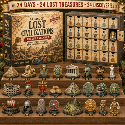 2026 Lost Civilizations Archaeological Discovery Advent Calendar | 24 Ancient Treasures from 6 Great Civilizations