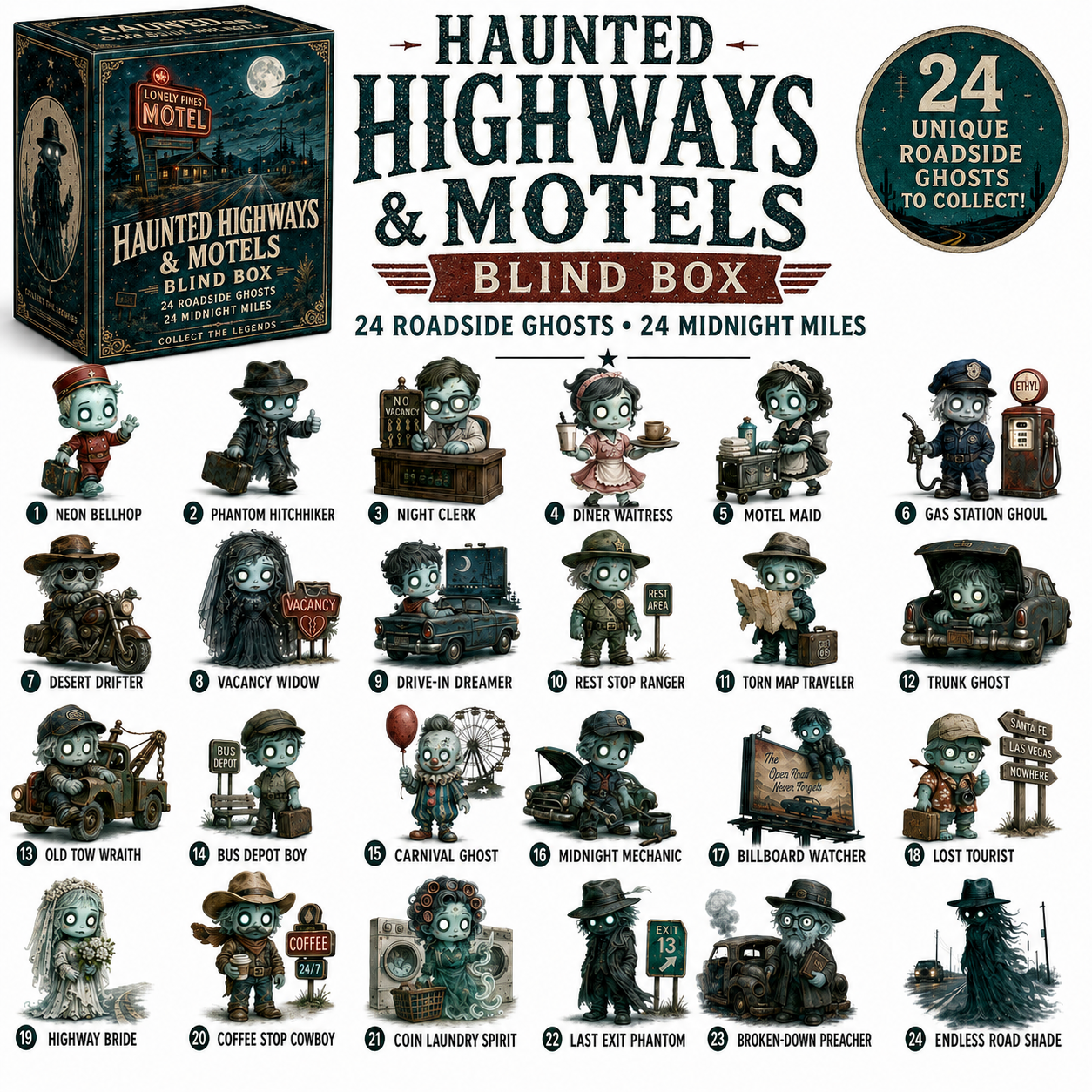 Haunted Highways and Motels complete collection