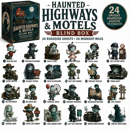 👻 Haunted America Collection – 24 Haunted Legends • Complete 24-Piece Set