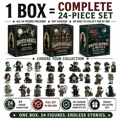 👻 Haunted America Collection – 24 Haunted Legends • Complete 24-Piece Set